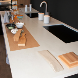 Optimisation de l'espace avec petit mobilier de cuisine gain de place Puteaux